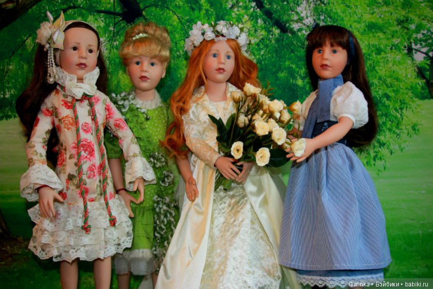 В день свадьбы — Куклы Hildegard Gunzel (Гюнцель) из винила: Gotz