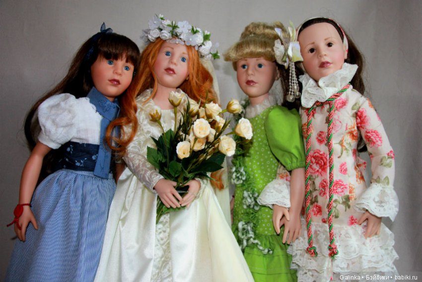 В день свадьбы — Куклы Hildegard Gunzel (Гюнцель) из винила: Gotz