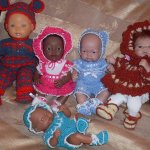 Мои вязалочки для пупсиков