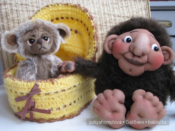 Мишутка поделился! Авторские игрушки Елены Хомутовой