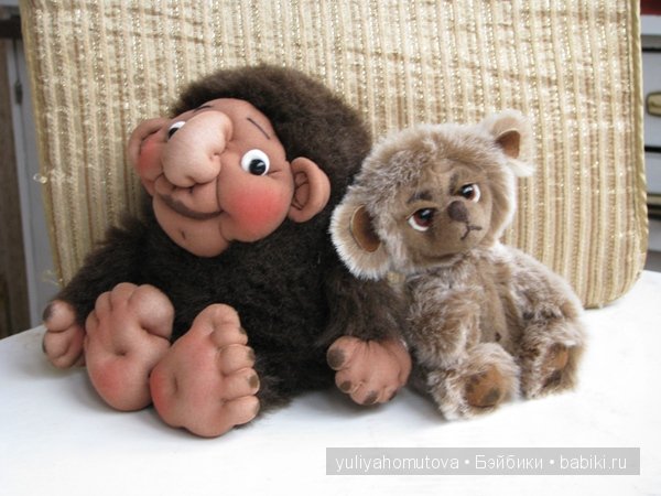 Мишутка поделился! Авторские игрушки Елены Хомутовой