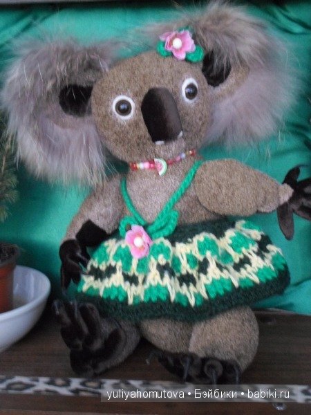 Коала. Мягкие игрушки Елены Хомутовой