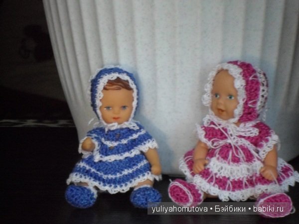 Одеваю мелких! Вязалочки — Одежда и обувь для кукол своими руками: фото (фото 5)