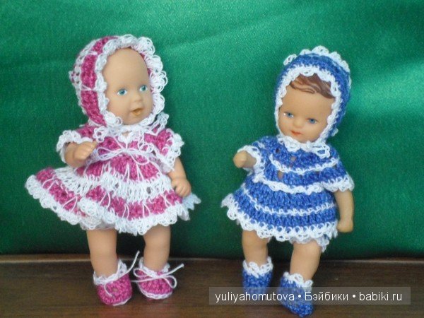 Одеваю мелких! Вязалочки — Одежда и обувь для кукол своими руками: фото (фото 6)