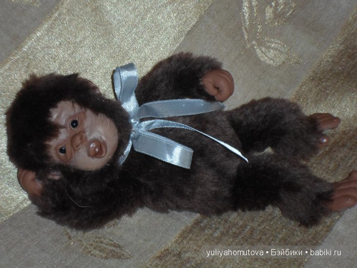 Юный Шишок и обезьянки. Авторские куклы ручной работы