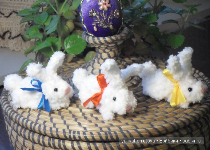 Крольчата. Авторские игрушки своими руками