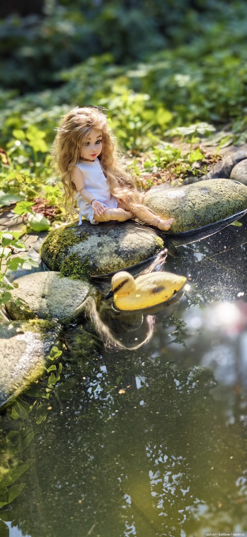 Записать бы тишину и включить на полную громкость. Авторская кукла Милена (фото 8)