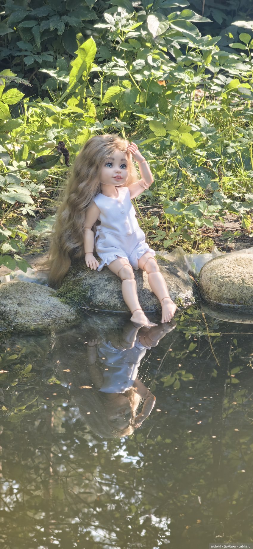 Записать бы тишину и включить на полную громкость. Авторская кукла Милена (фото 5)