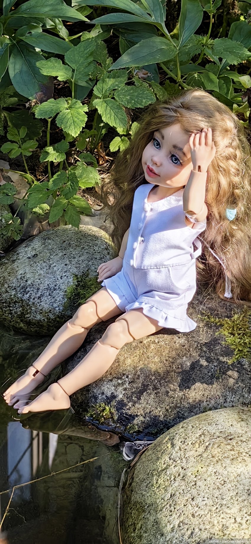 Записать бы тишину и включить на полную громкость. Авторская кукла Милена (фото 4)