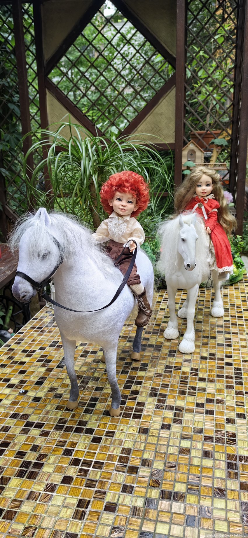 Конная прогулка — Домашние фото авторских кукол: личные коллекции