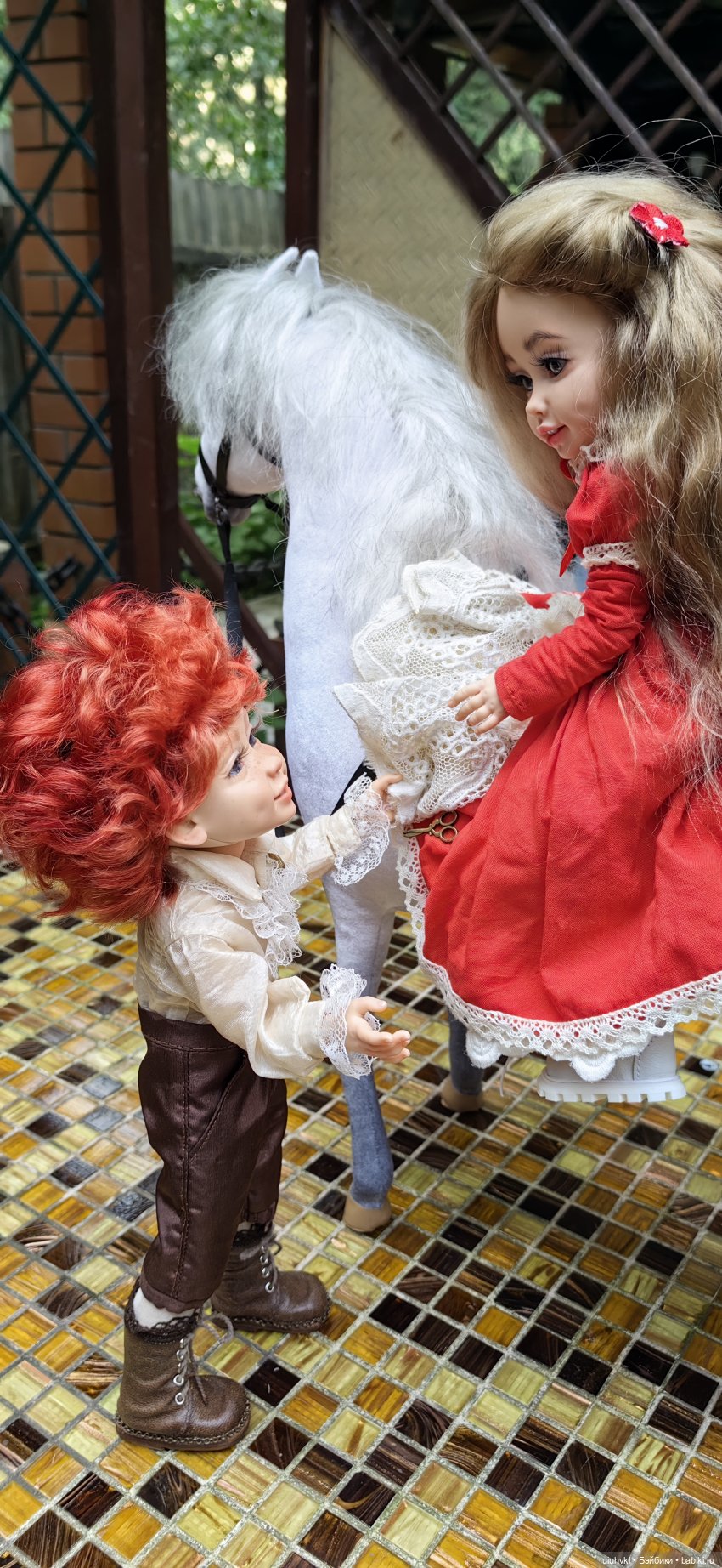 Конная прогулка — Домашние фото авторских кукол: личные коллекции