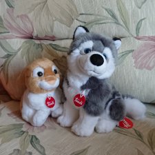 Хаски и Заяц итальянской фирмы TRUDI. Новые, с бирками.