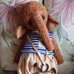 замечательный Слоник авторский 43см