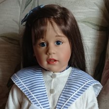 Очень редкая Anna Skille  в морском костюмчике Gotz 2003г