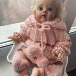 Вязанные комбинезоны для кукол