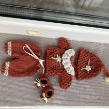 Вязанные костюмы для пупсов