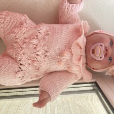 Вязанные комбинезоны из хлопка