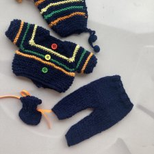 Вязанная одежда для кукол