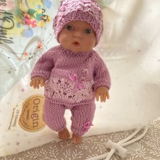 Вязанные комплекты на пупсят
