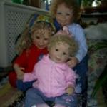 Команда в тапках: Тоська, Бабси, Розали. Коллекционные куклы