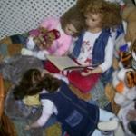 Сказка, рассказанная на ночь - или сестрички Оранж и Добывайки. Моя кукольная коллекция