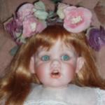 Фарфоровая кукла Ариэль от F.Spanos. Цветочный ангел из моей коллекции кукол