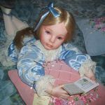 Фарфоровая кукла Лаура от Донны Руберт