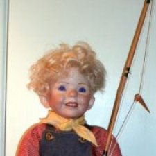 Редкая фарфоворовая кукла Том Сойер от Донны Руберт. Цена снижена до 6000!