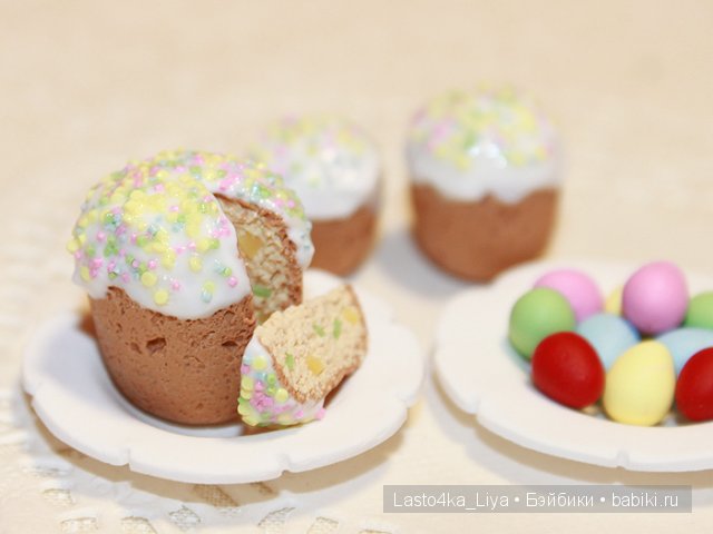 Очень вкусные сладости, не портящие фигуру. Авторская кукольная миниатюра Anna Oriona