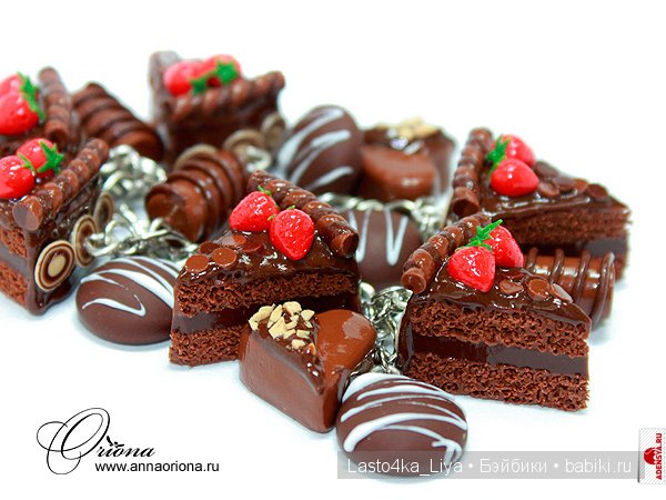 Очень вкусные сладости, не портящие фигуру. Авторская кукольная миниатюра Anna Oriona