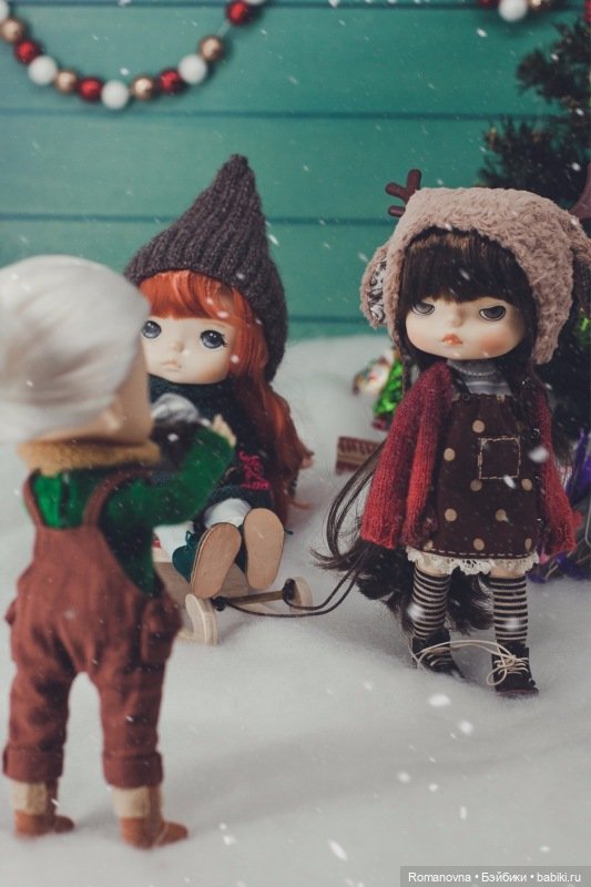 MONSTo-банда — Куклы Xiaomi Monst (Сяоми) и Pipitom: шарнирные