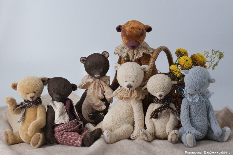 Мишек по осени считают — Авторские мишки Тедди и друзья: фото