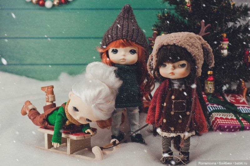 MONSTo-банда — Куклы Xiaomi Monst (Сяоми) и Pipitom: шарнирные