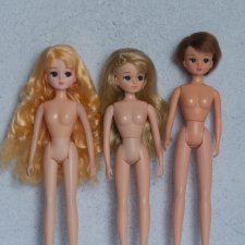 Три куклы Licca Takara. Осталась с желтыми волосами