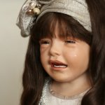 Девочка, которая все время плачет или авторская кукла Сюзан Липл (Susan Lippl)