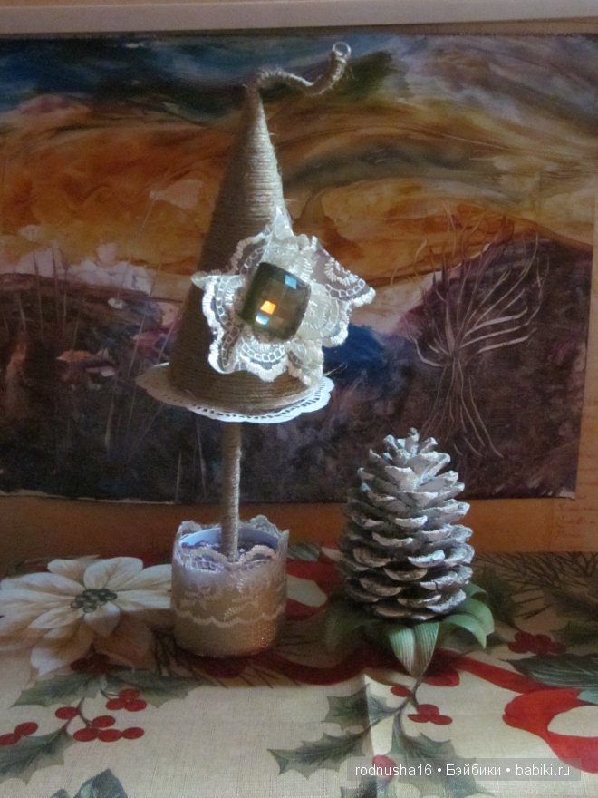 Новогодние хлопоты или как мы мастерили елки и вазы к празднику. Забирайте идеи (фото 4)