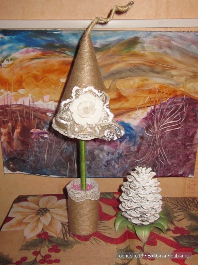 Новогодние хлопоты или как мы мастерили елки и вазы к празднику. Забирайте идеи (фото 2)