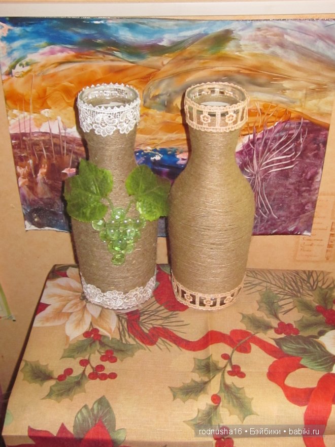 Новогодние хлопоты или как мы мастерили елки и вазы к празднику. Забирайте идеи