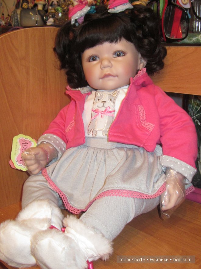 Adora: «Name your own baby» (Назови свою малышку)Чудесная брюнетка с голубыми глазами (фото 2)