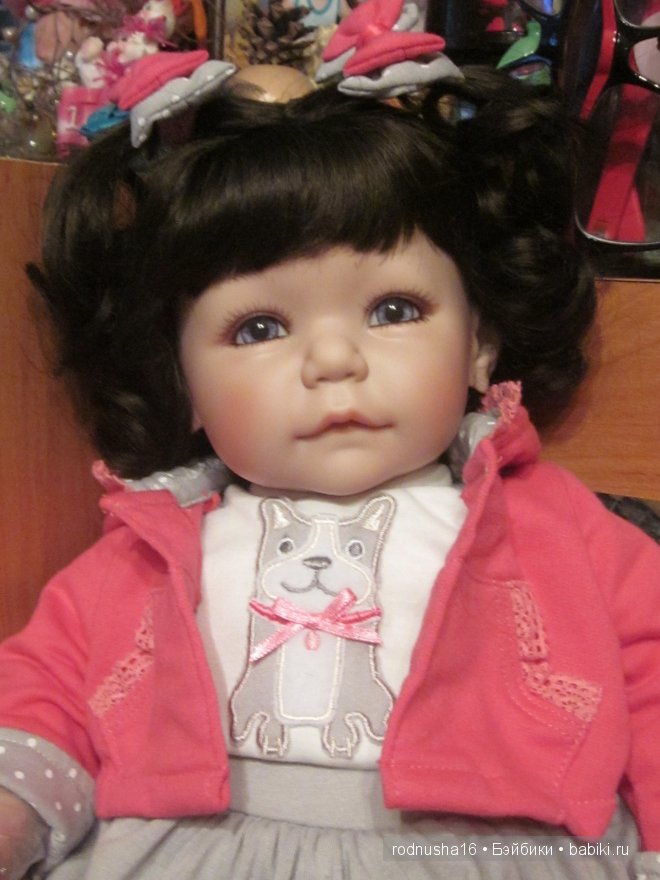 Adora: «Name your own baby» (Назови свою малышку)Чудесная брюнетка с голубыми глазами (фото 4)