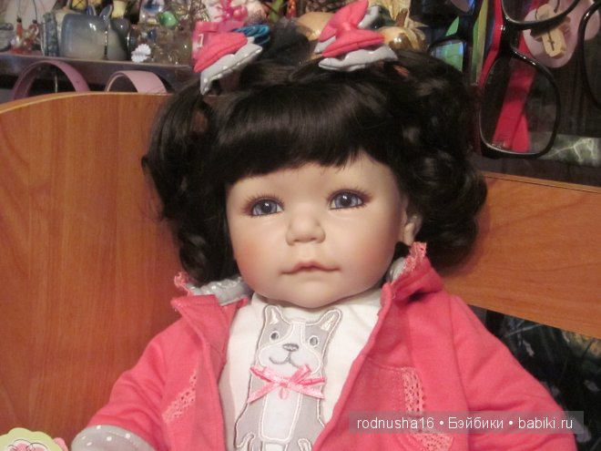 Adora: «Name your own baby» (Назови свою малышку)Чудесная брюнетка с голубыми глазами (фото 7)
