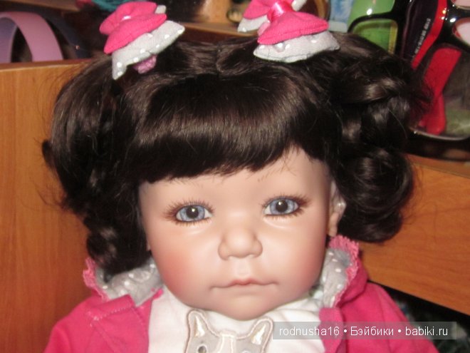 Adora: «Name your own baby» (Назови свою малышку)Чудесная брюнетка с голубыми глазами (фото 9)