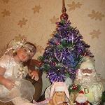 С Новым Годом! Мои куколки - Дед Мороз, Снегурочка и Зайка