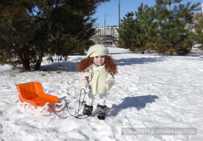 Снежная прогулка Никки. Australian Girl Matilda (фото 6)