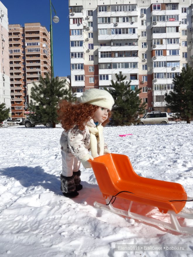 Снежная прогулка Никки. Australian Girl Matilda (фото 10)