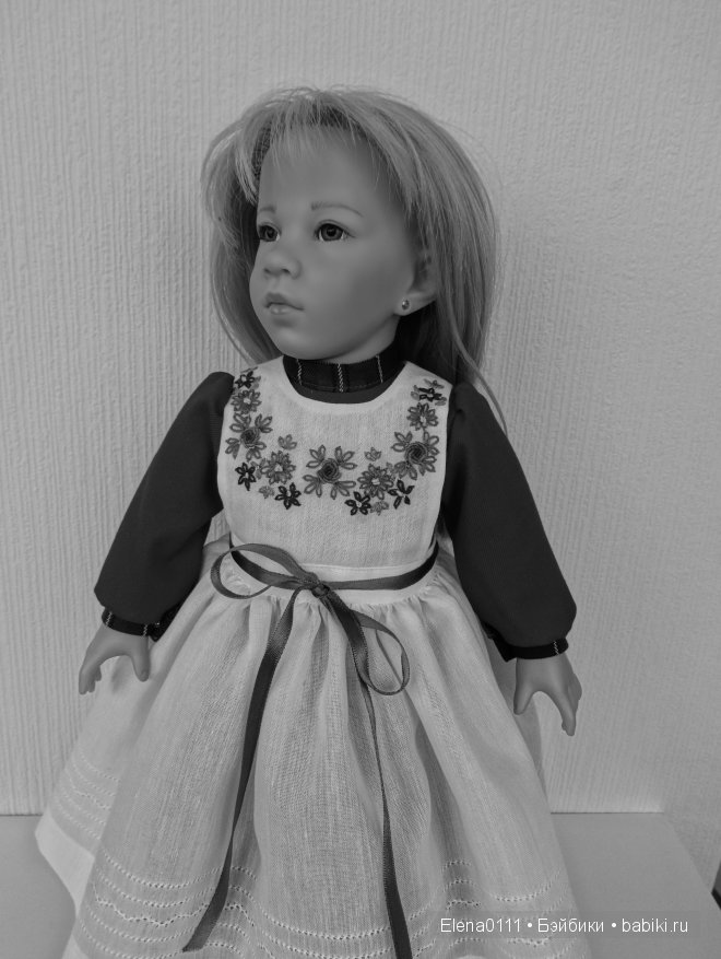 Мечта сбылась! Jeanne, Götz-Steiff, Hand-crafted doll, 17.5"