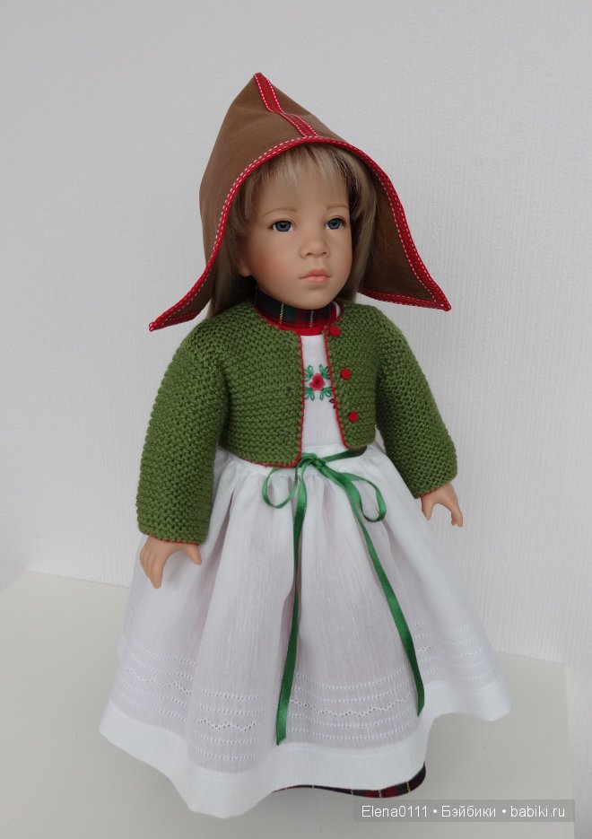 Мечта сбылась! Jeanne, Götz-Steiff, Hand-crafted doll, 17.5"