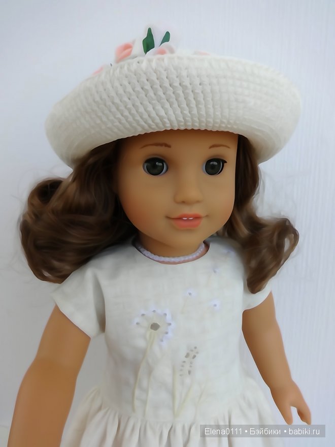 Новый наряд "Лён, хлопок, одуванчик..." для Ребекки. Rebecca American Girl (фото 8)