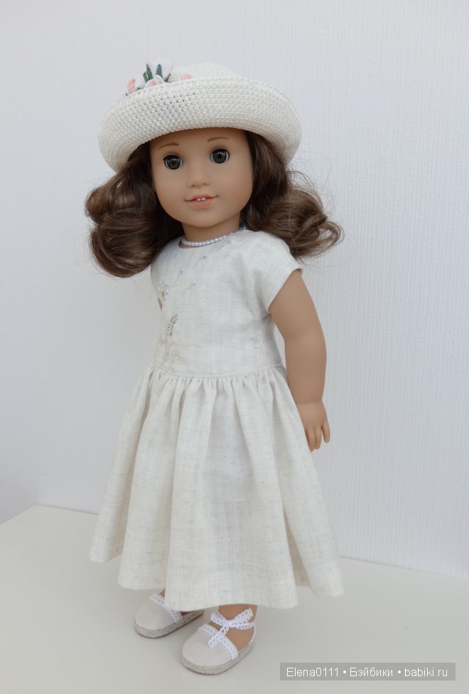 Новый наряд "Лён, хлопок, одуванчик..." для Ребекки. Rebecca American Girl (фото 6)