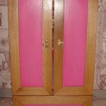 Шкаф для одежды кукол Готц своими руками